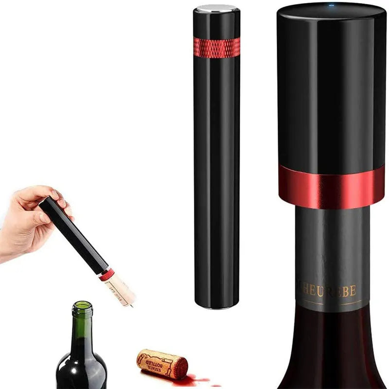 Portable Wine Bottle Opener, Air Pump Stainless Steel Pin Jar Cork Remover Corkscrew Kitchen Bar Accessories Gfit Opening Tools