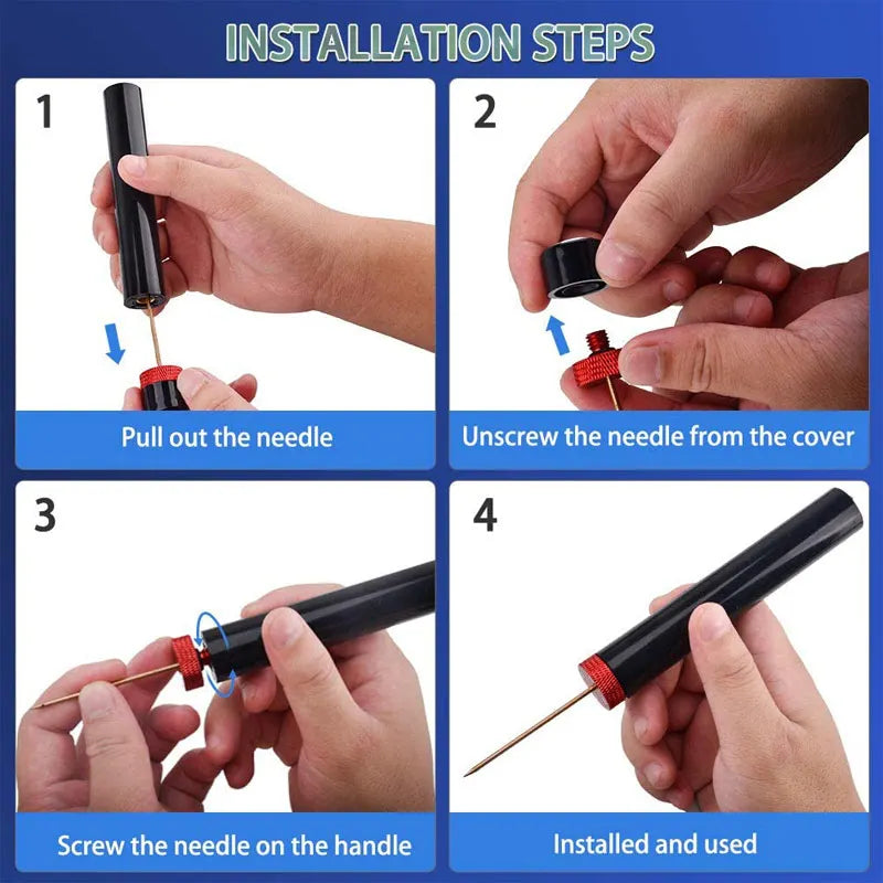 Portable Wine Bottle Opener, Air Pump Stainless Steel Pin Jar Cork Remover Corkscrew Kitchen Bar Accessories Gfit Opening Tools