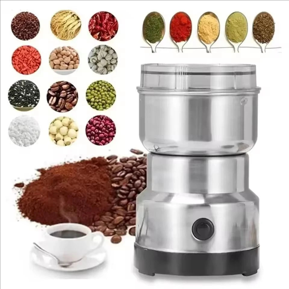 4 Blades Electric Grinder Home Coffee Kitchen Cereal Nuts Beans Spices Grains Grinder Machine 300ml Ultrafine Baby Food Pulveriz
