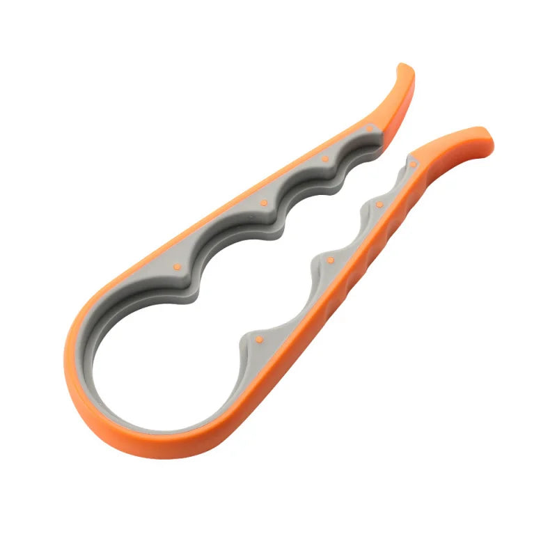 1PC 4-in-1 Multi-Function Non-Slip Kitchen Bottle Opener Twist Can Opener Labor-Saving Bottle Lid Opener for Easy Home Use