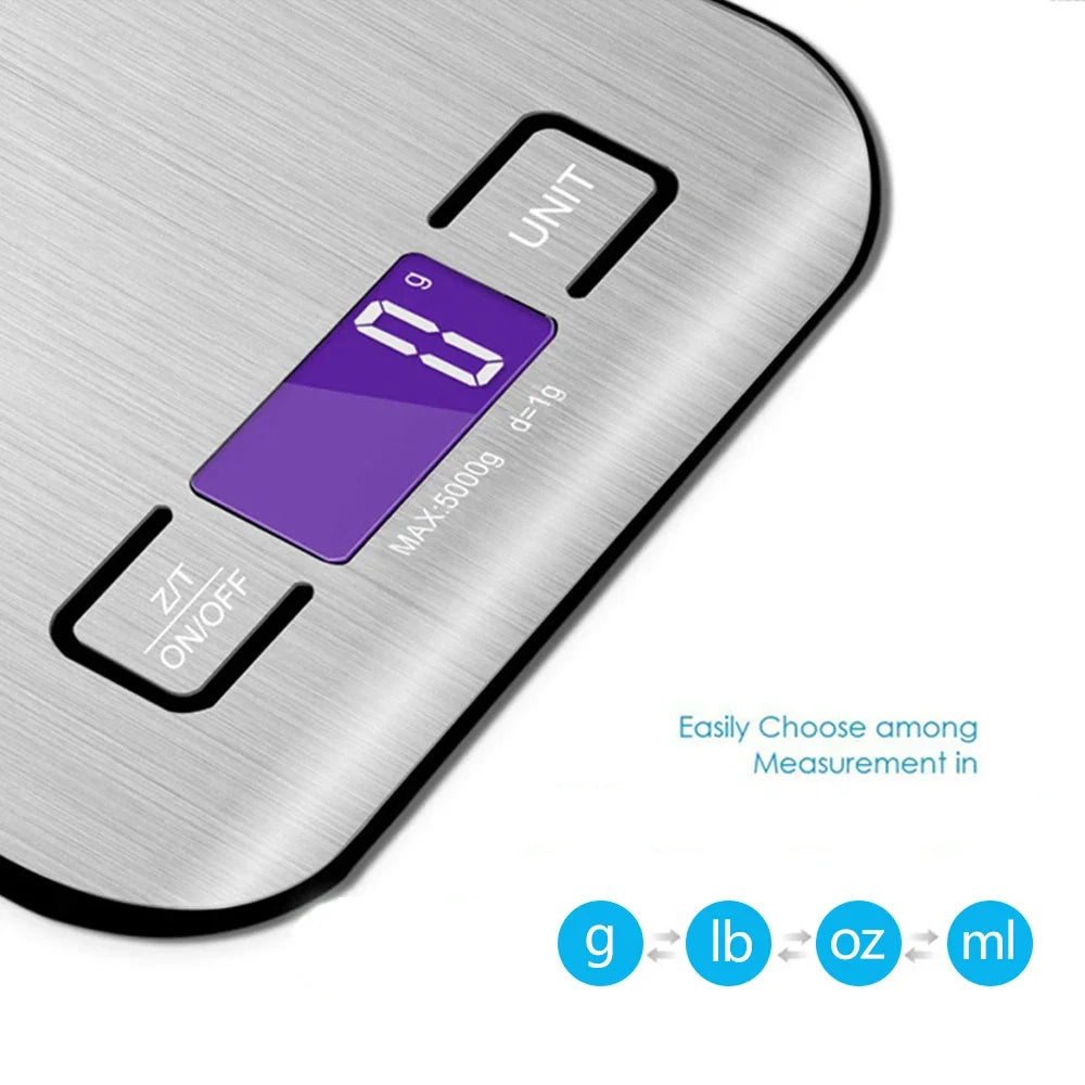 High-Precision Electronic Pastry Baking Scale for Household Kitchen Small Food Weighing 10kg/5kg 1g Accurate Measurement