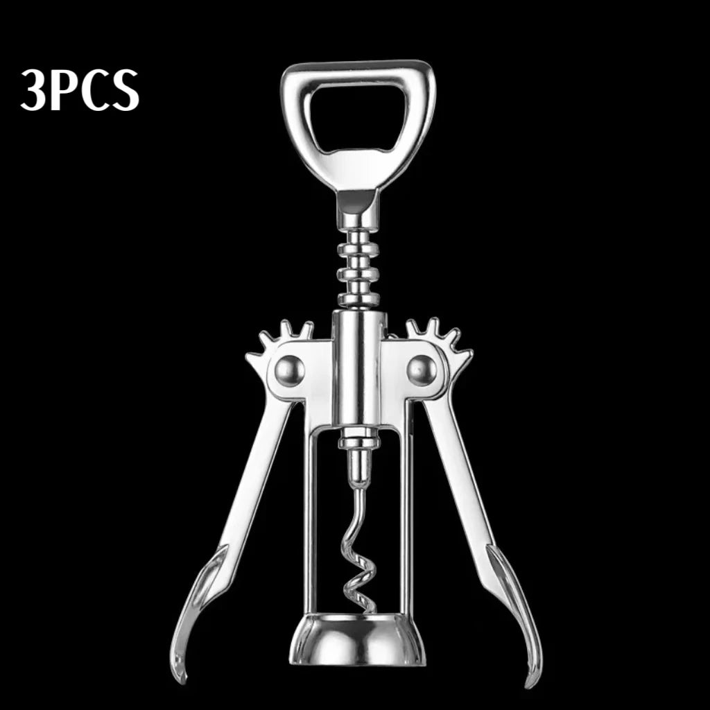 Red Wine Bottle Opener Beer Driver SteelWine Corkscrew Wine Opener Multifunctional Stainless Corkscrew Kitchen Supplies