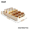 Kitchen Storage metal holdetr with Slide Rails Pull-out Drawer Storage Tray Spice Storage Rack Cabinets Organizer