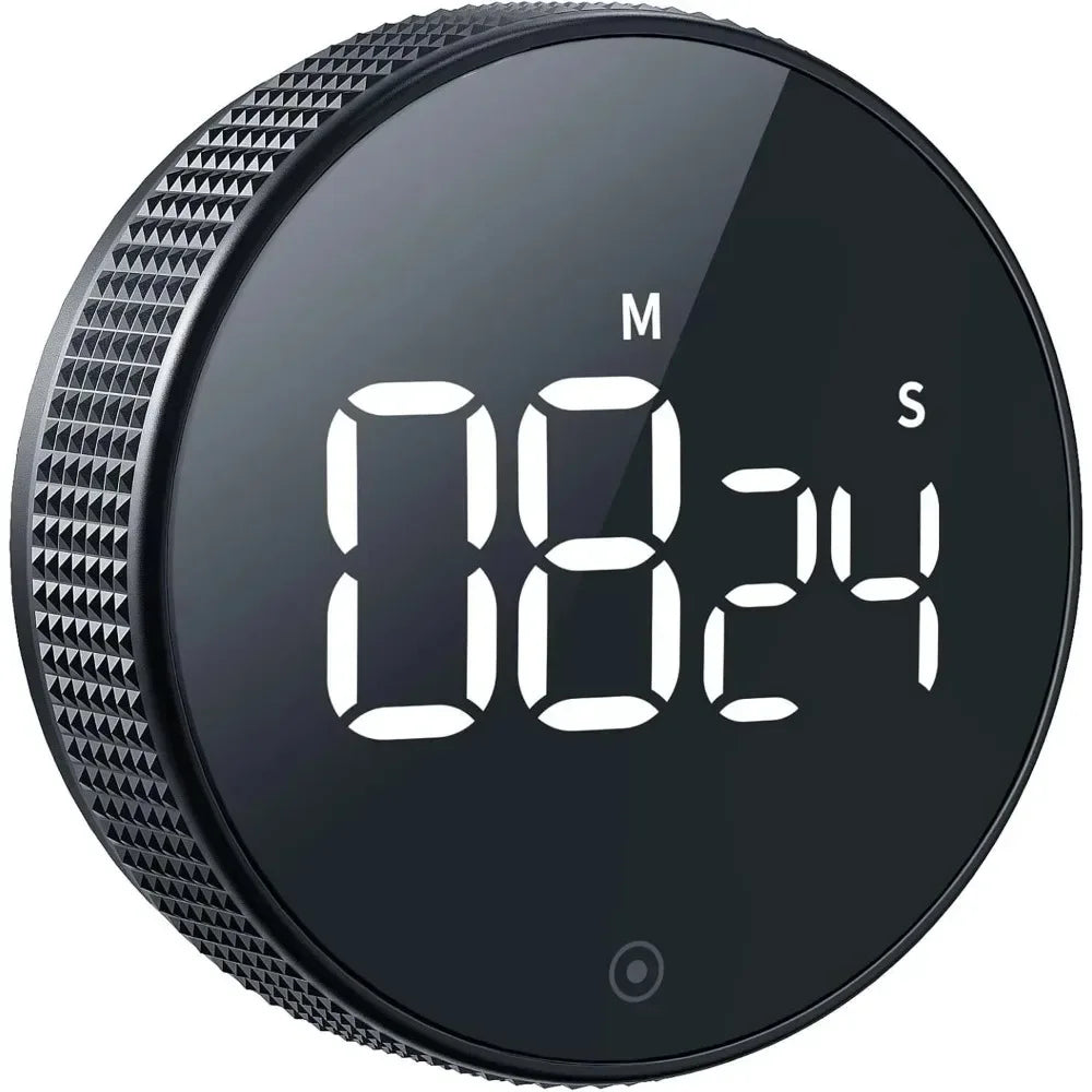 1 Piece Digital Timer Large LED Display Kitchen Reminder Visual Timer Magnetic Countdown Timer for Classroom Cooking Fitness