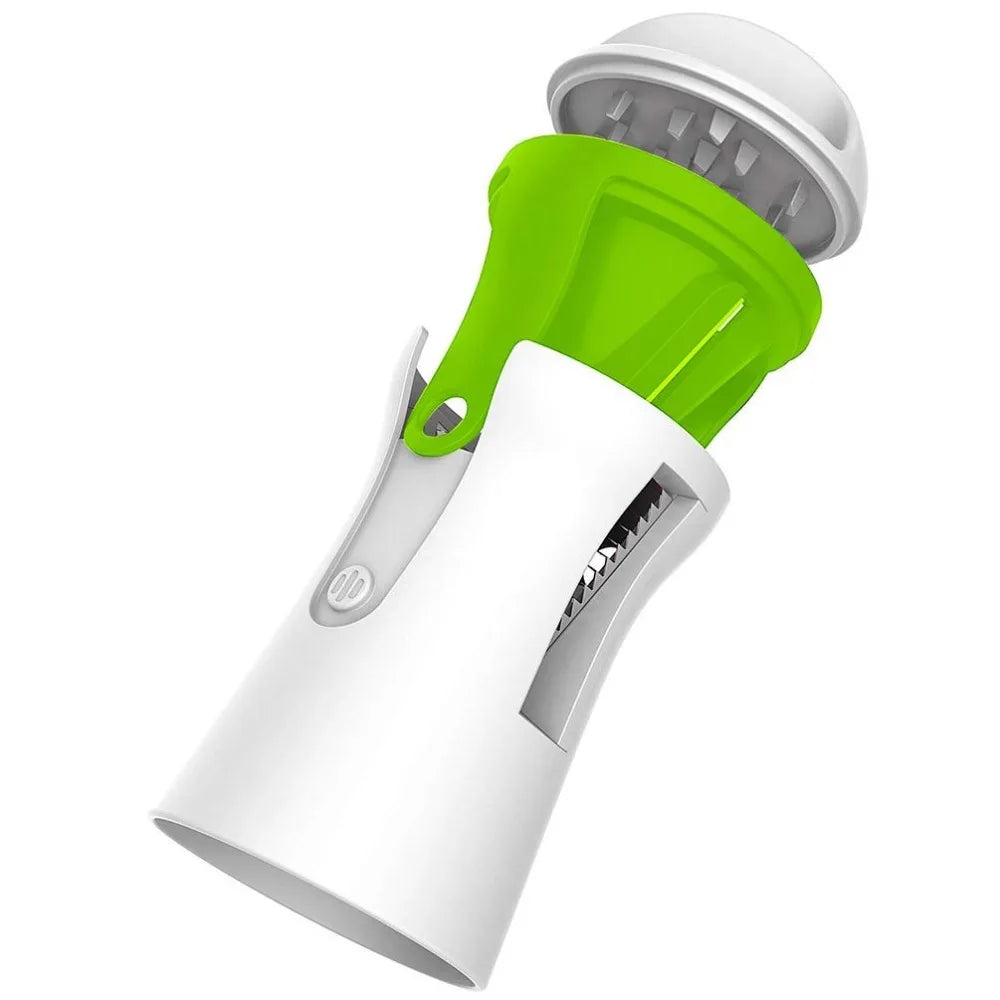 3IN1 Handheld Vegetable Spiralizer Slicer Veggie Carrot Spiral Slicer Cutter Zucchini Pasta Noodle Spaghetti Maker Kitchen To