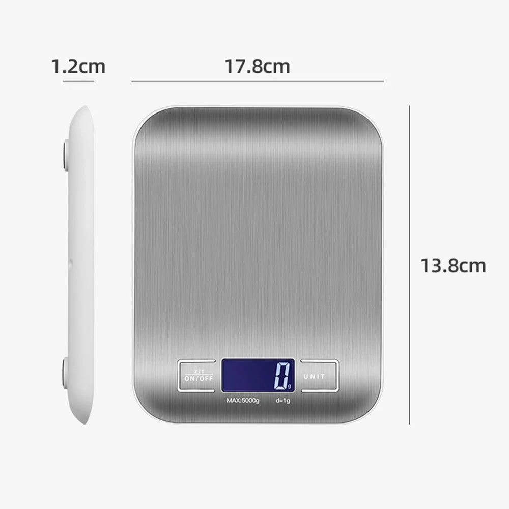 High-Precision Electronic Pastry Baking Scale for Household Kitchen Small Food Weighing 10kg/5kg 1g Accurate Measurement