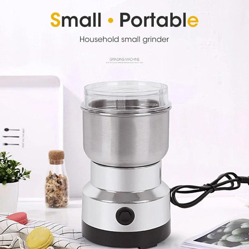 4 Blades Electric Grinder Home Coffee Kitchen Cereal Nuts Beans Spices Grains Grinder Machine 300ml Ultrafine Baby Food Pulveriz